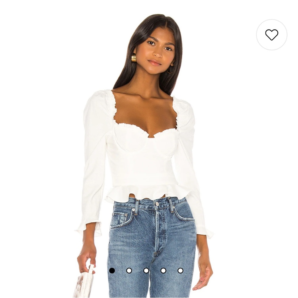 NWT Corie top in white